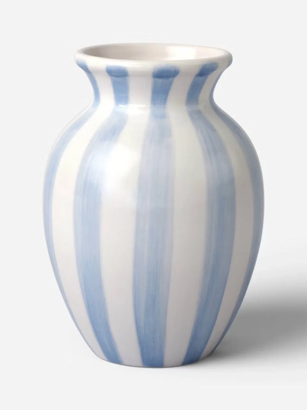 Tall Ceramic Vase Blue/White Stripe - Room Essentials
